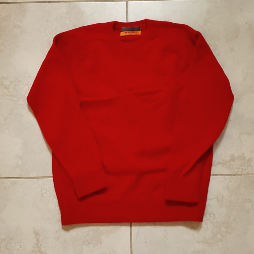 Davide Cenci wool red sweater